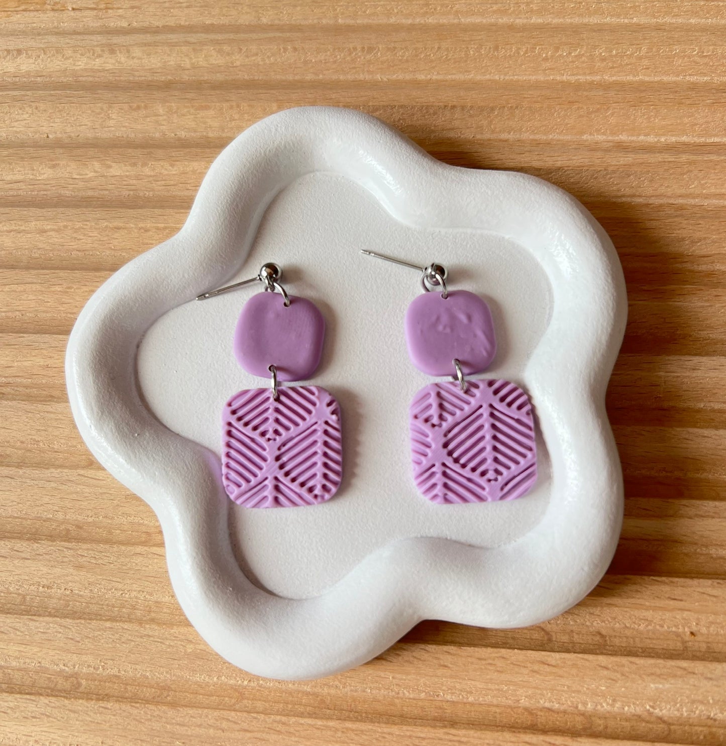 Purple dangles