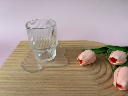 Clear coaster