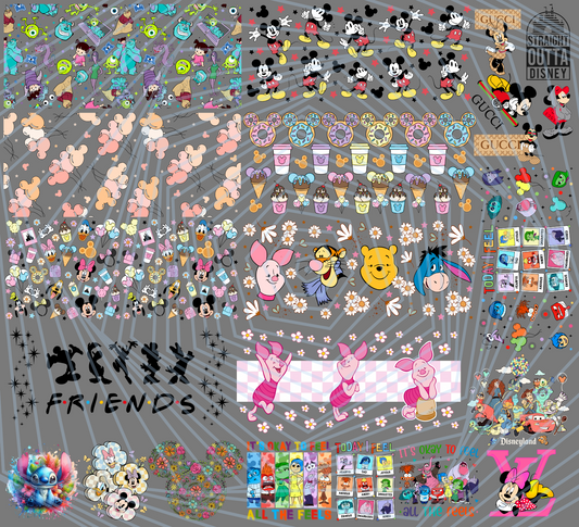 UV DTF CARTOON HALF METRE